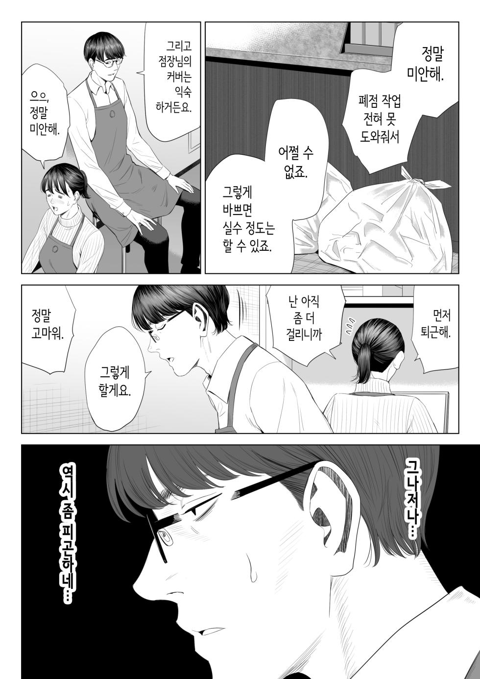 [Tamagou] Tenchou tte, Kyonyuu de Chotto M desu yo ne? | 점장님은, 거유에 살짝 M이죠? [Korean] - Page 11