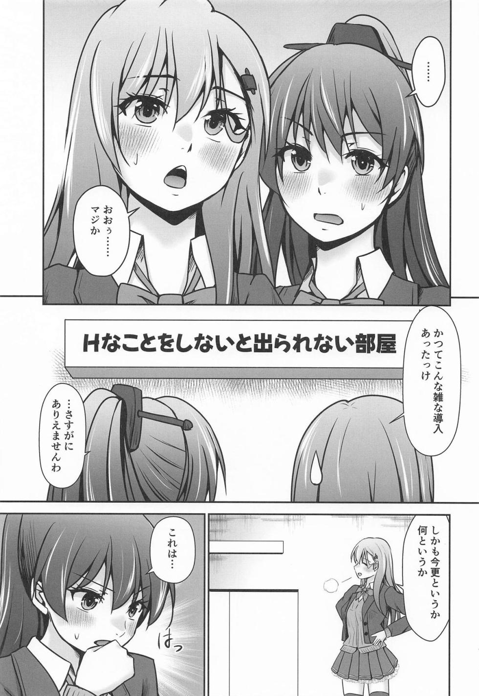 [Heart of cooL (水夜ちはる)] 鈴熊がナニしないと出られない部屋ですわ (艦隊これくしょん -艦これ-) - Page 2