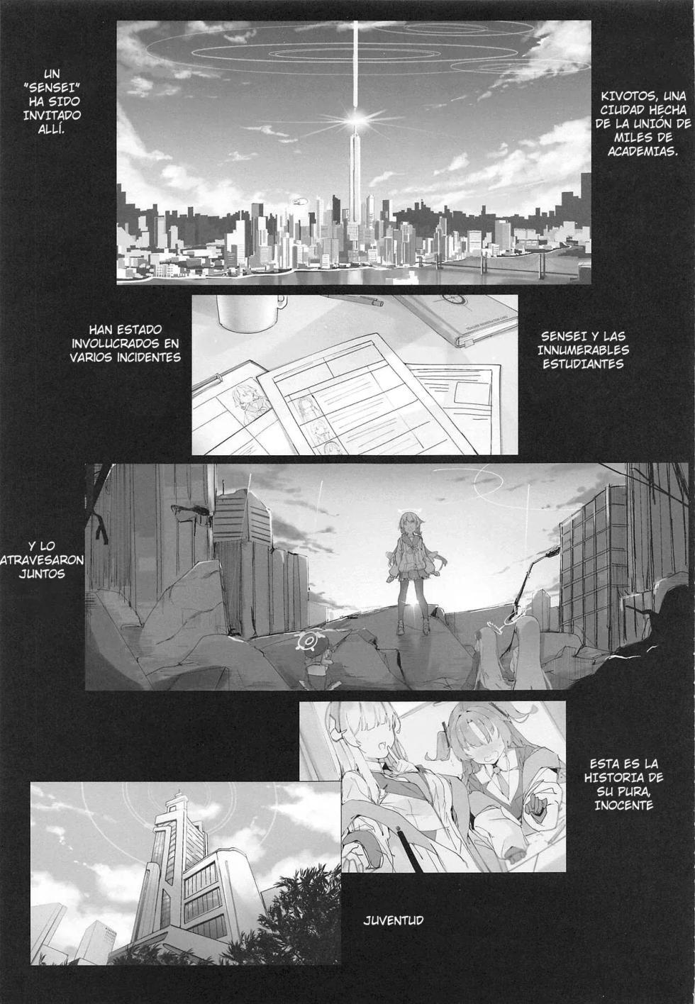 (C101) [Kuriimo Souda (Kuriimo Pie)] Byuru A-Kan Iku!｜¡Me estoy corriendo! Ako Amau (Blue Archive) [Spanish] [Cathal y sus panas] - Page 3