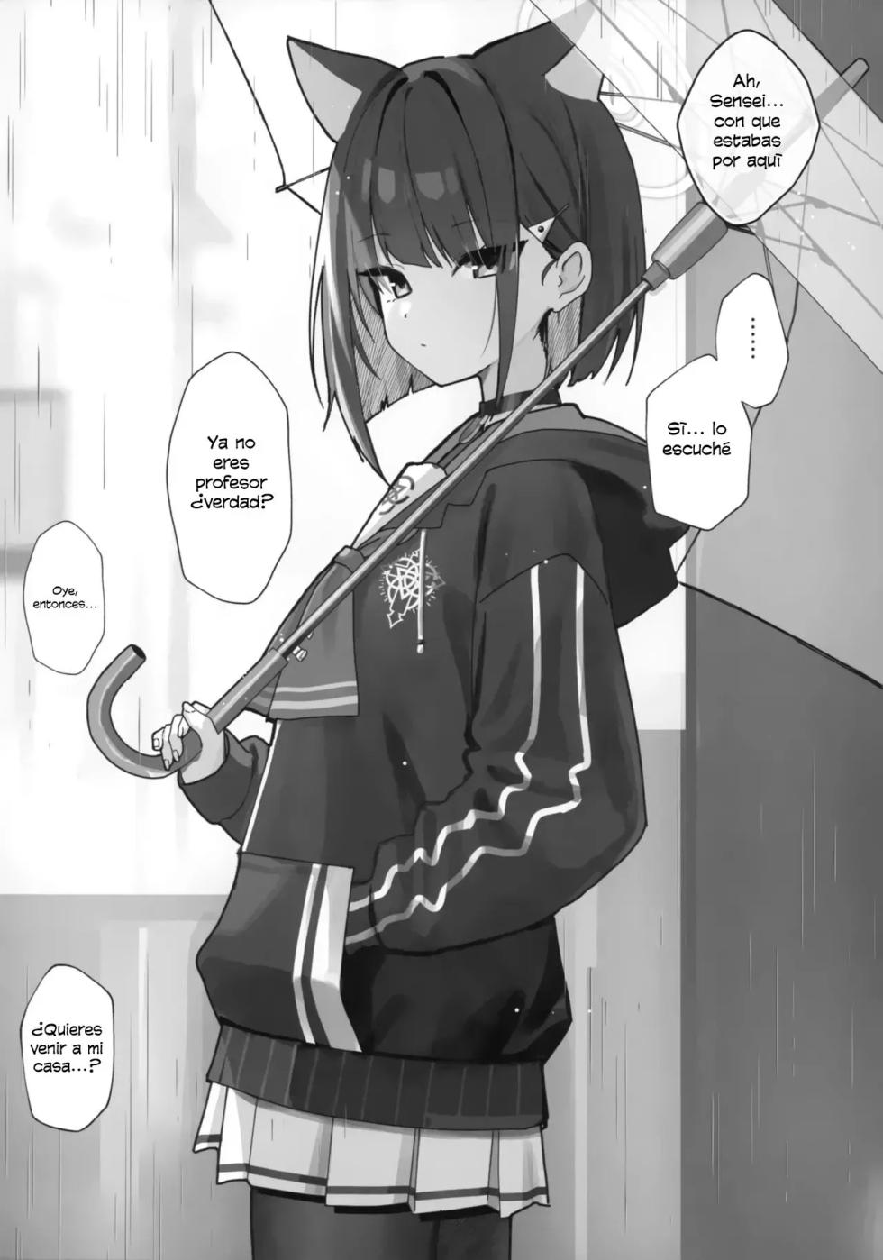 (COMIC1☆26) [PoyoPoyoSky (Saeki Sola)] Toke Yuku Jikan Ni Amasa O Nokoshite｜Dejando dulzura mientras el tiempo se desvanece (Blue Archive) [Spanish] [Cathal y sus panas] - Page 4