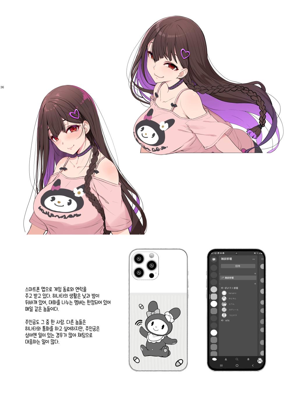 [Kirintei (Kirin Kakeru)] Jiraikei Joshi wa Ie Totsu shite game Shinagara H mo Shitai~ | 지뢰계 여자는 집에 처들어가서 게임하면서 섹스하고 싶어 [Korean] [Digital] [Decensored] - Page 35