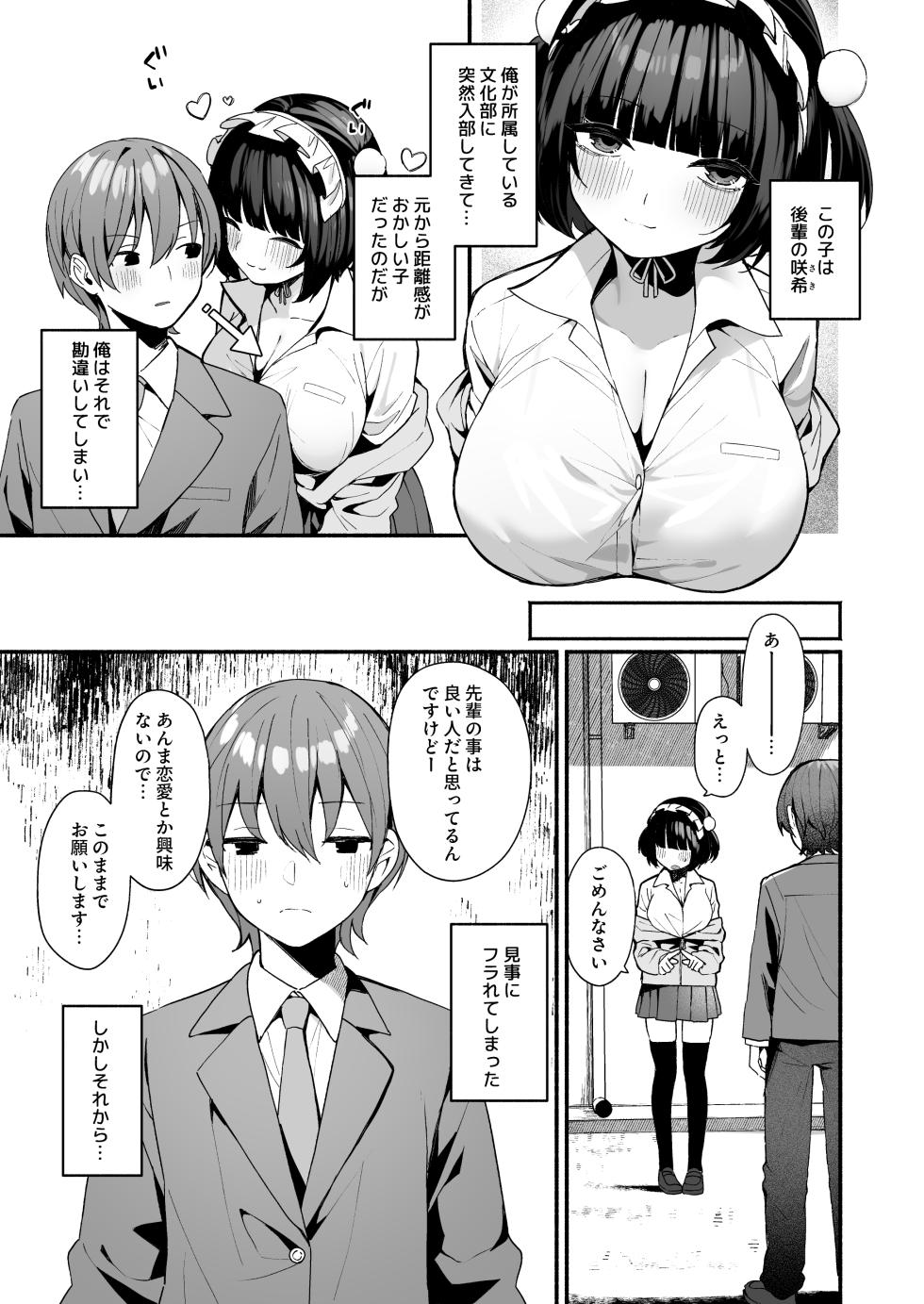 [Menbow Federation (Menbow)] Sasoi Jouzu na Kouhai ni Kinyoku kara no Gohoubi Ecchi Sasete Morau Hanashi - Page 5
