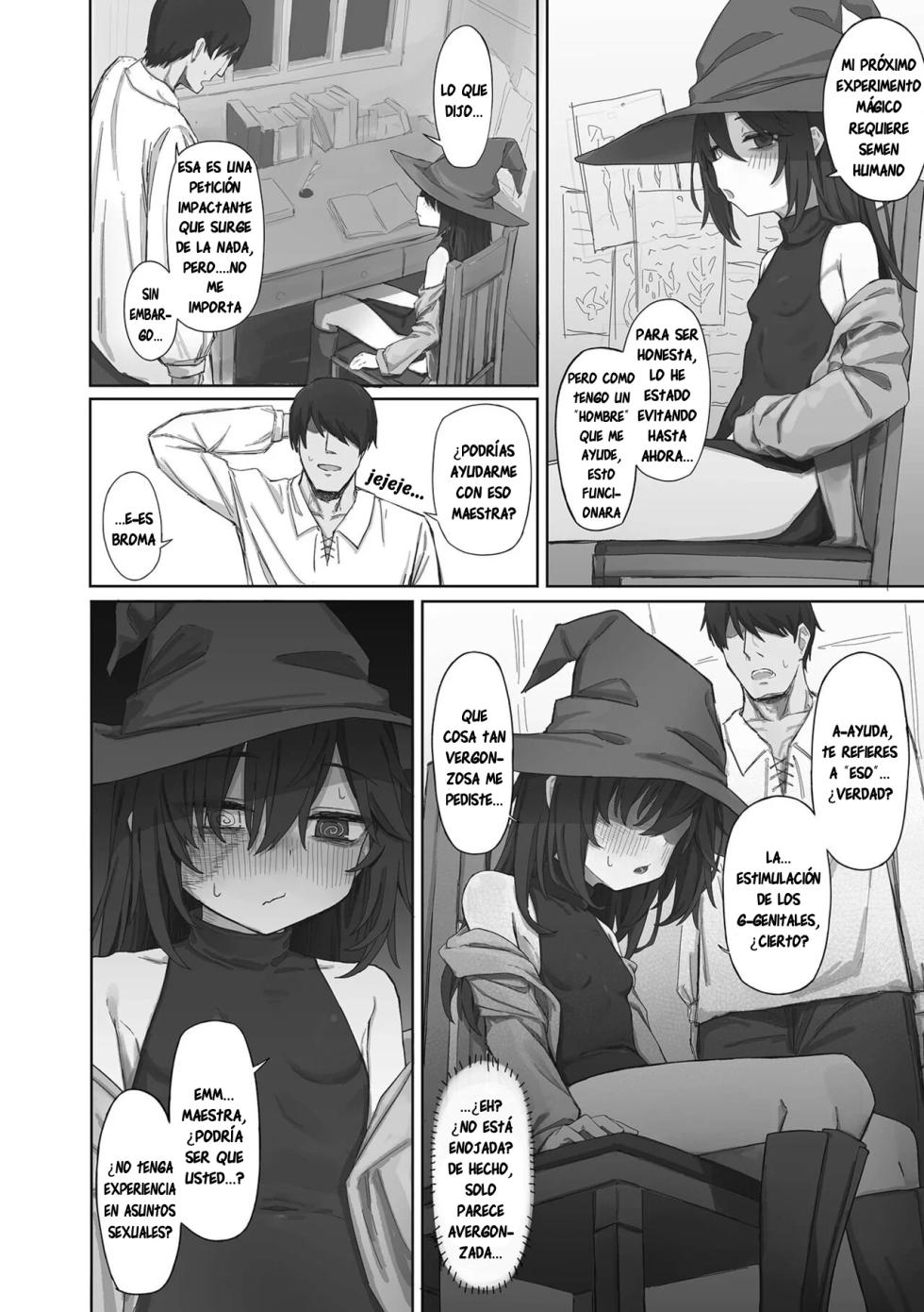 [Bonnou Obaa-chan] Kizumono Majo wa Deshi ni Amai｜La Bruja con Cicatrices es Complaciente con su Aprendiz (Loli Babaa Senmon Anthology Chiyoko Maki no San) [Ice Cream] [Digital] - Page 2