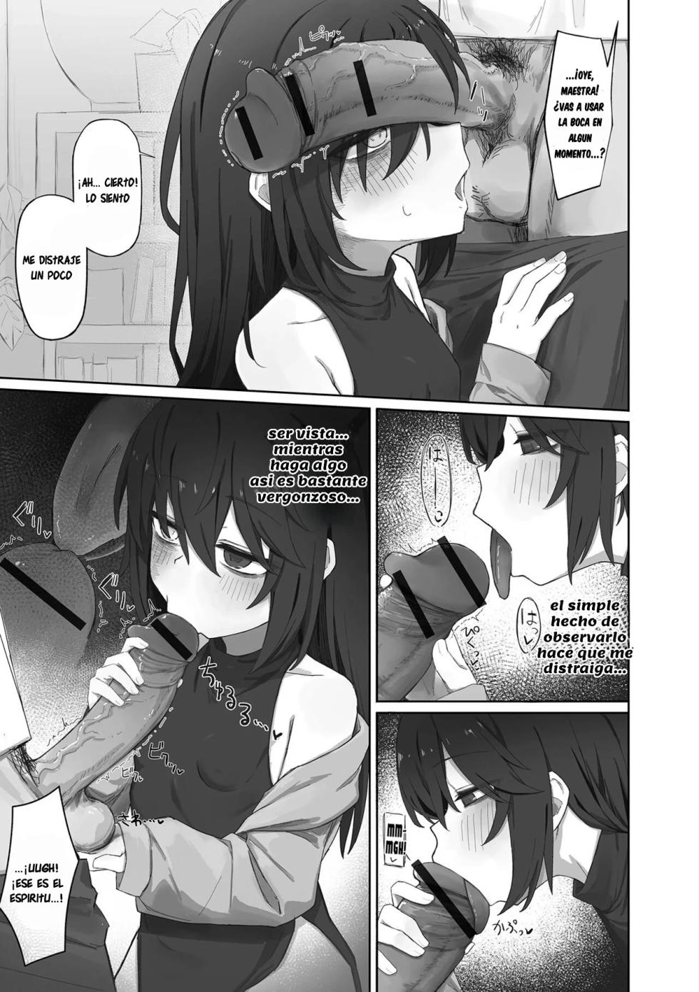 [Bonnou Obaa-chan] Kizumono Majo wa Deshi ni Amai｜La Bruja con Cicatrices es Complaciente con su Aprendiz (Loli Babaa Senmon Anthology Chiyoko Maki no San) [Ice Cream] [Digital] - Page 5