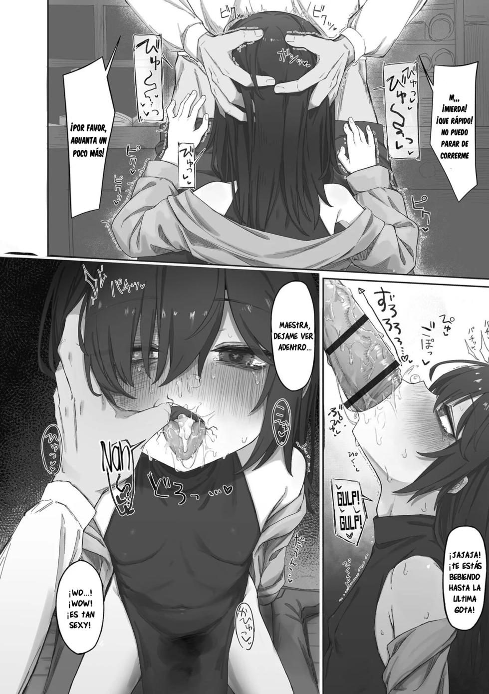 [Bonnou Obaa-chan] Kizumono Majo wa Deshi ni Amai｜La Bruja con Cicatrices es Complaciente con su Aprendiz (Loli Babaa Senmon Anthology Chiyoko Maki no San) [Ice Cream] [Digital] - Page 8