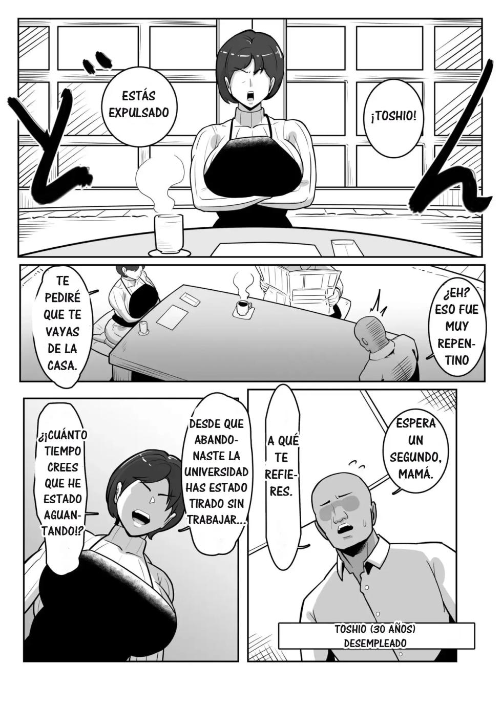 [Boundary] Bote Oba ~Isourou Saki no Oba-san o Haramasete Botebara Sex Zanmai!~｜Tía Embarazada ~Ten Mucho Sexo con Tu Tía y Déjala Embarazada~ [Spanish] [RYU.SHINS] - Page 2