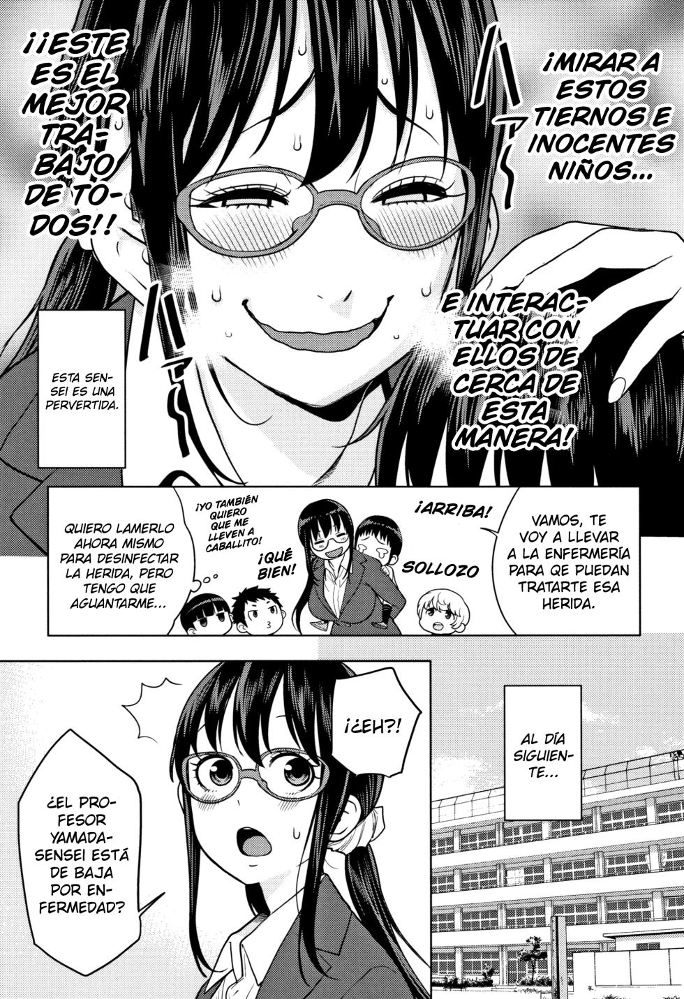 [Agata] Yarisugi Seikyouiku! ~Hentai Onna Kyoushi Kikiippatsu~ (Chou One x Pako³) | ¡Educación Sexual que fue demasiado lejos! (Chou One x Pako³) [Spanish] [Cark-san] [Digital] [Decensored] - Page 3