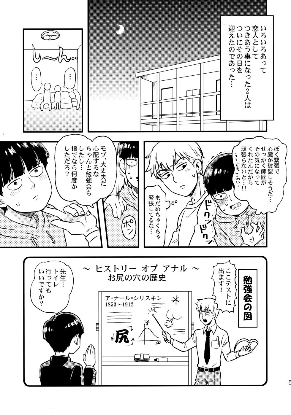 [HRPK (Okura)] Konya wa Boku o (Mob Psycho 100) - Page 4
