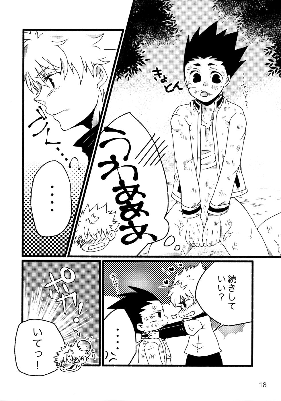 [SHIROZONE (Mizushiro Yuduki)] Sairoku Shuu KilluaGon Mania 02 (Hunter x Hunter) - Page 17