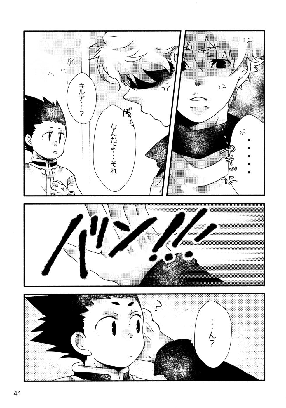 [SHIROZONE (Mizushiro Yuduki)] Sairoku Shuu KilluaGon Mania 02 (Hunter x Hunter) - Page 40
