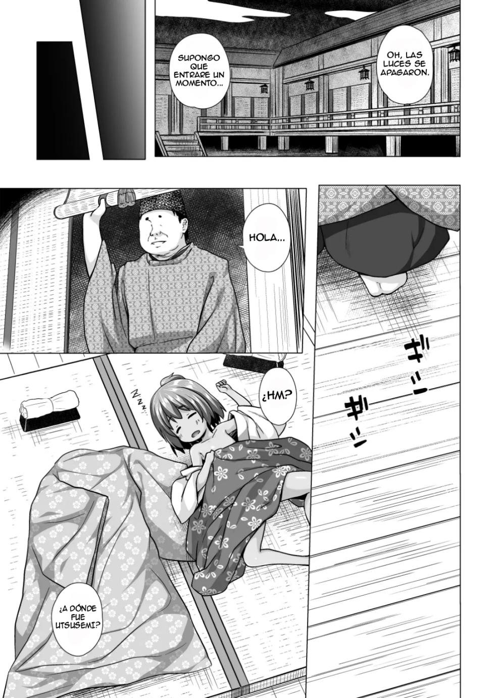 [Noraneko-no-Tama (Yukino Minato)] Hikari no Kimi no Saganaki Keikaku <Nokiba no Ogi>｜El Astuto Plan de Lord Hikaru <Nokiba no Ogi> [Spanish] [Kazel] [Decensored] [Digital] - Page 5