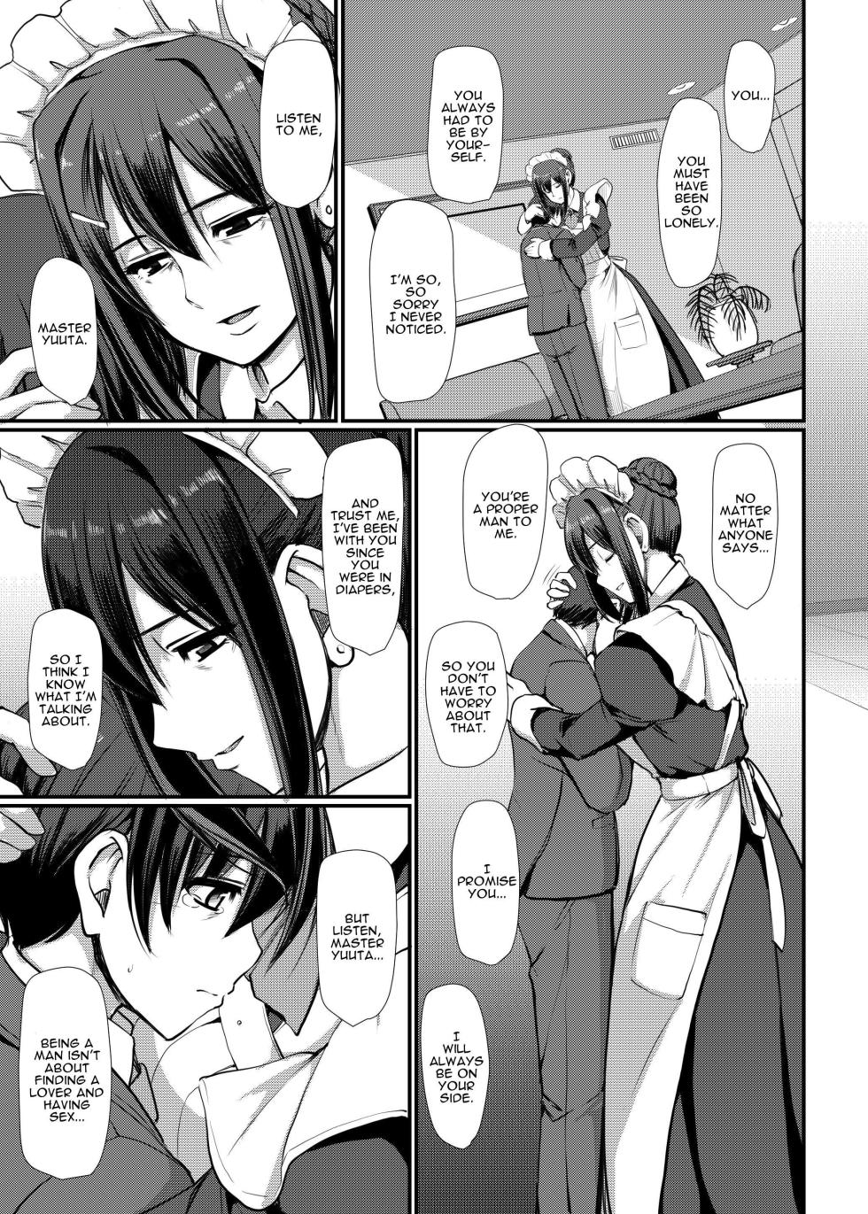 [Jinsei Yokosuberi. (Alexi Laiho)] Maid no Oshigoto. IV | Maid's Work. IV [English] [Darg777 Translations] [Digital] - Page 34