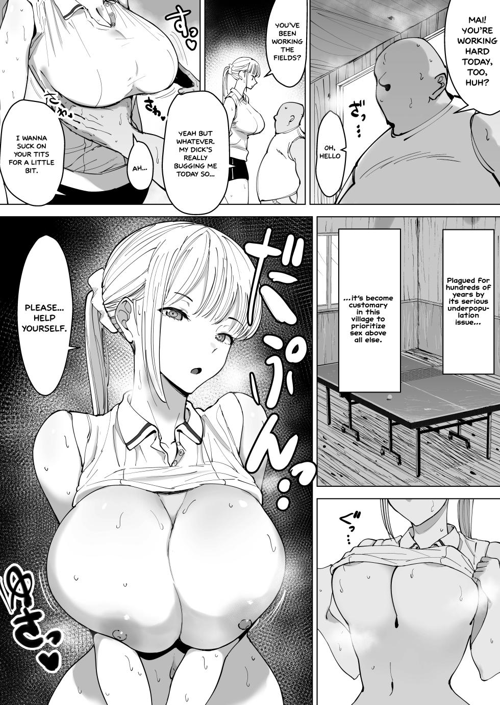 [Gensou Pump (Fukumoto Masahisa)] Ecchi na Fuushuu ga Aru Kaso Shuuraku no Ohanashi Soushuuhen | The Story of a Small Village With a Sexy Custom Compilation [English][Chalklog] - Page 5