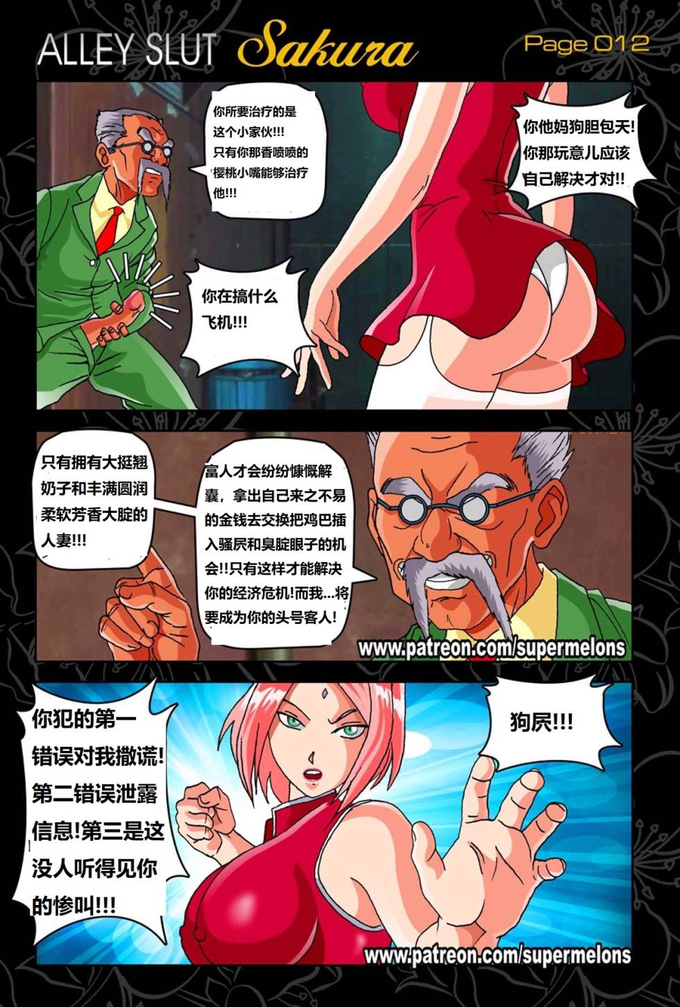 [Super Melons] Alley Slut Sakura 1(Naruto)胡同荡妇1[狄更斯翻译] - Page 14
