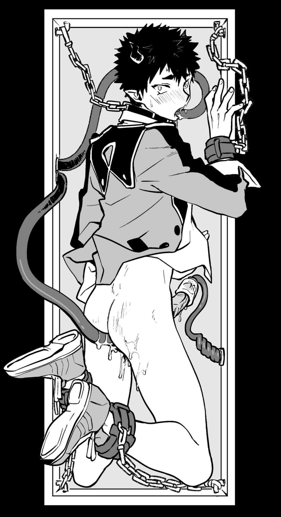 [Collapsar Estate (TANAKATAN)] Inma Gakuen no Ochikobore — case.1 Junjou Danshi no Shojo Soushitsu (Jou) | 淫魔学园的废材吊车尾―case.1 纯情男生的破处堕落(上) - Page 36