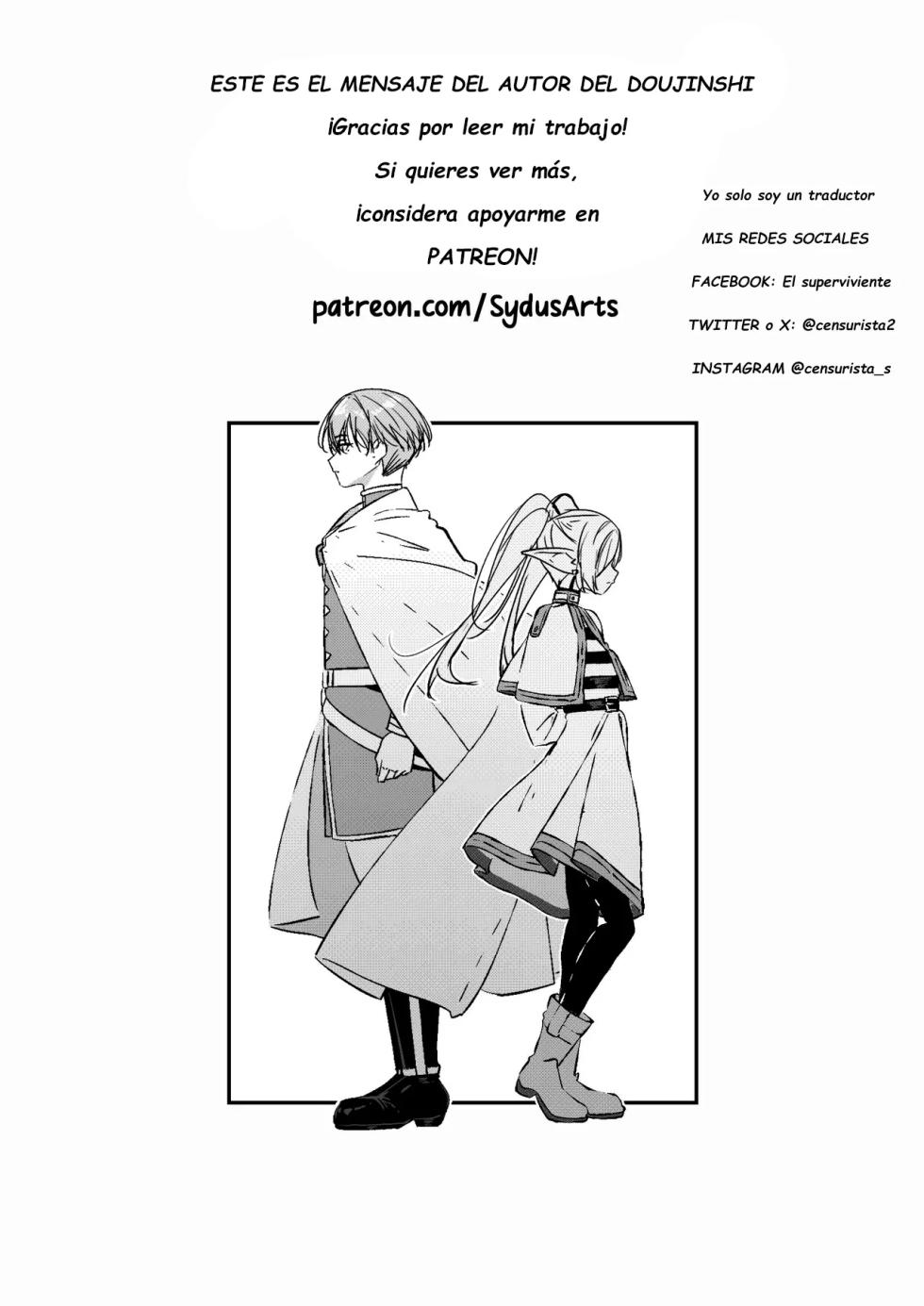 [SydusArts] Forgetting Frieren｜Olvidando a Frieren (Sousou no Frieren) [Spanish] [El Censurista] [Decensored] - Page 29