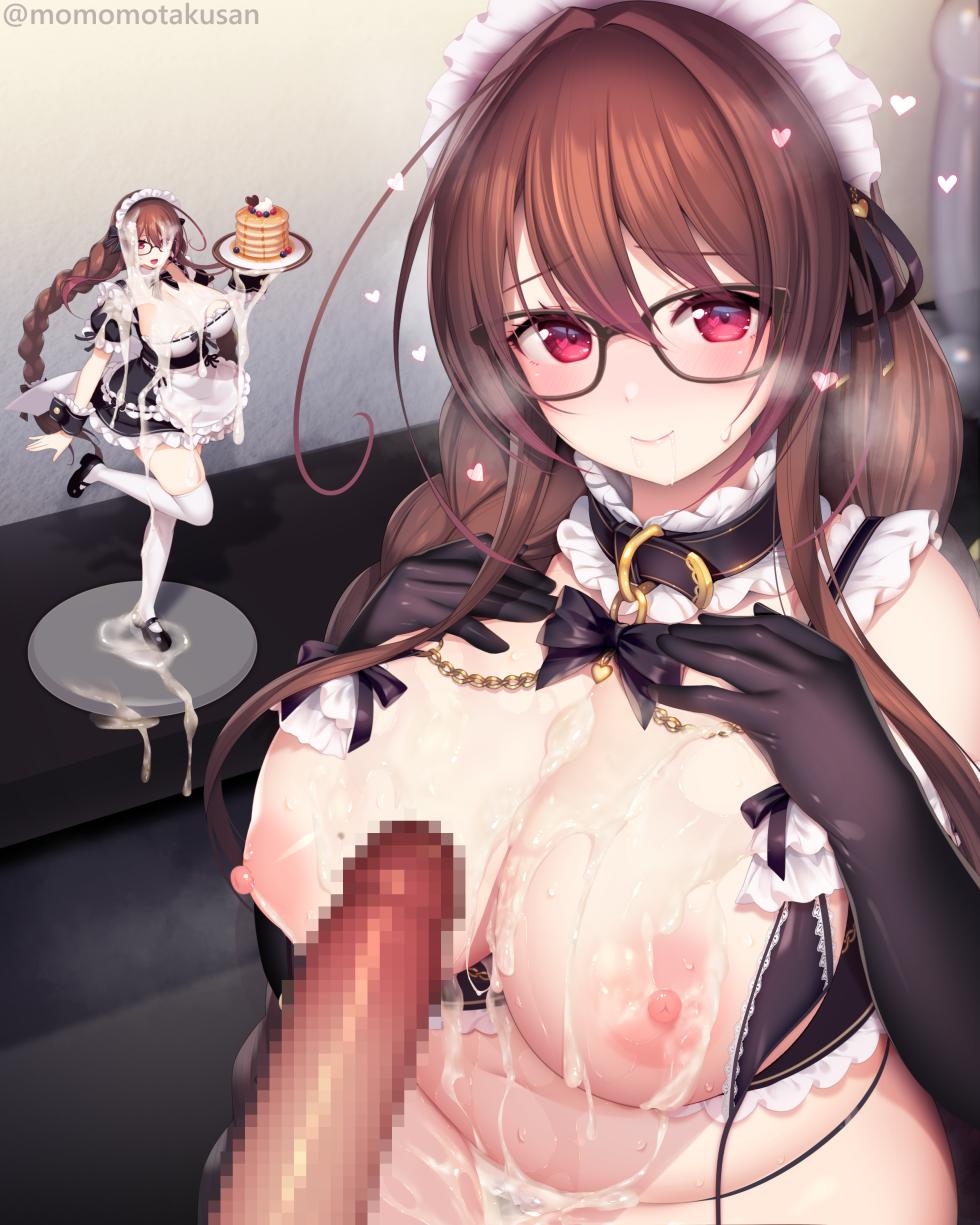 [柏餅 よもぎ / yomogi] Double BUKKAKE - Page 13