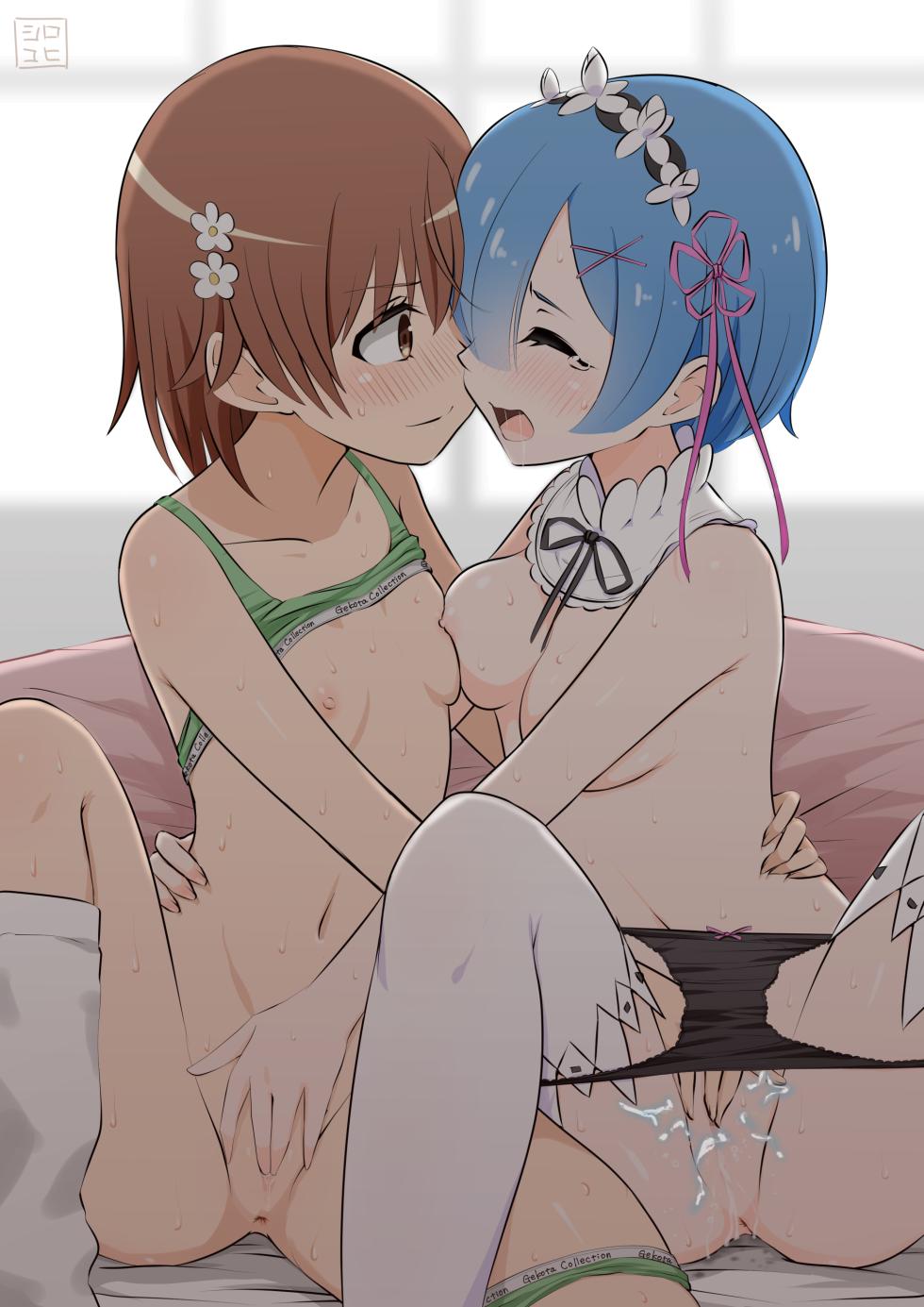 [Sirokohi] レムと美琴のレズバトル - Page 11