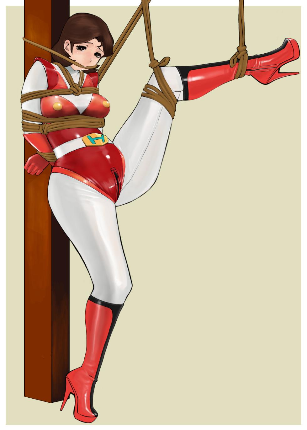 [QUEENSLAND] Showa-style Tight Suit Super Bondage Wars Revised (Various) - Page 9
