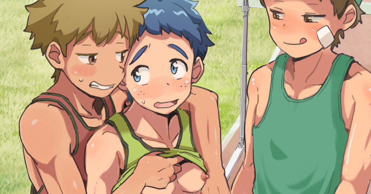 [Pes] 合宿最終日でムラムラがおさまらない陸上男子くんたち - Page 1