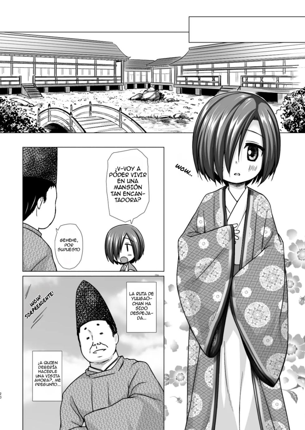 [Noraneko-no-Tama (Yukino Minato)] Hikari no Kimi no Saganaki Keikaku <Yuugao>｜El Astuto Plan de Lord Hikaru <Yuugao> [Spanish] [Kazel] [Decensored] [Digital] - Page 20
