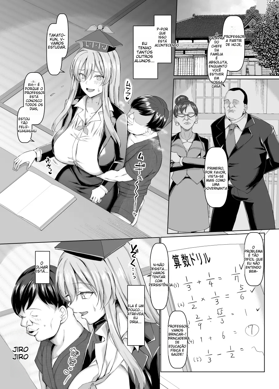 [chin] Mezase Goukaku! Kamishirasawa Namahame Shitou Kyoushitsu | 노려라 합격! 카미시라사와 노콘 섹스 지도 교실 [Portuguese-BR] - Page 36