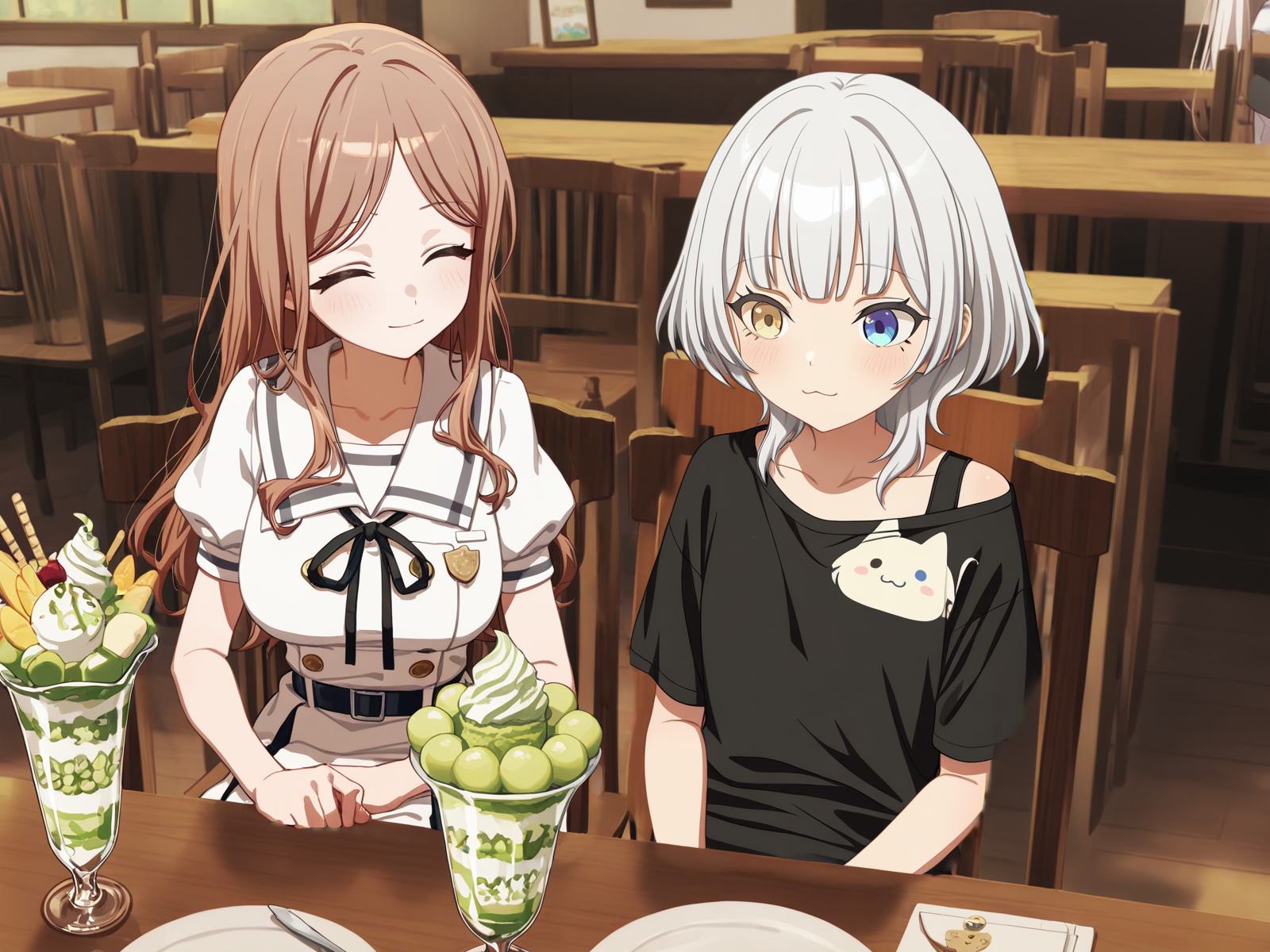 [AI generated]乐奈的抹茶巴菲寸止调教 - Page 1