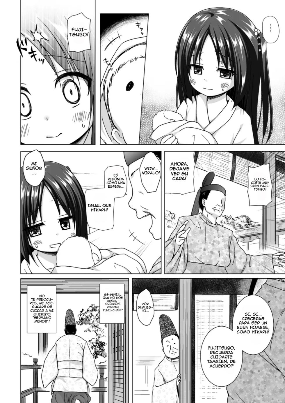 [Noraneko-no-Tama (Yukino Minato)] Hikari no Kimi no Saganaki Keikaku <Fujitsubo>｜El Astuto Plan de Lord Hikaru <Fujitsubo> [Spanish] [Kazel] [Decensored] [Digital] - Page 20