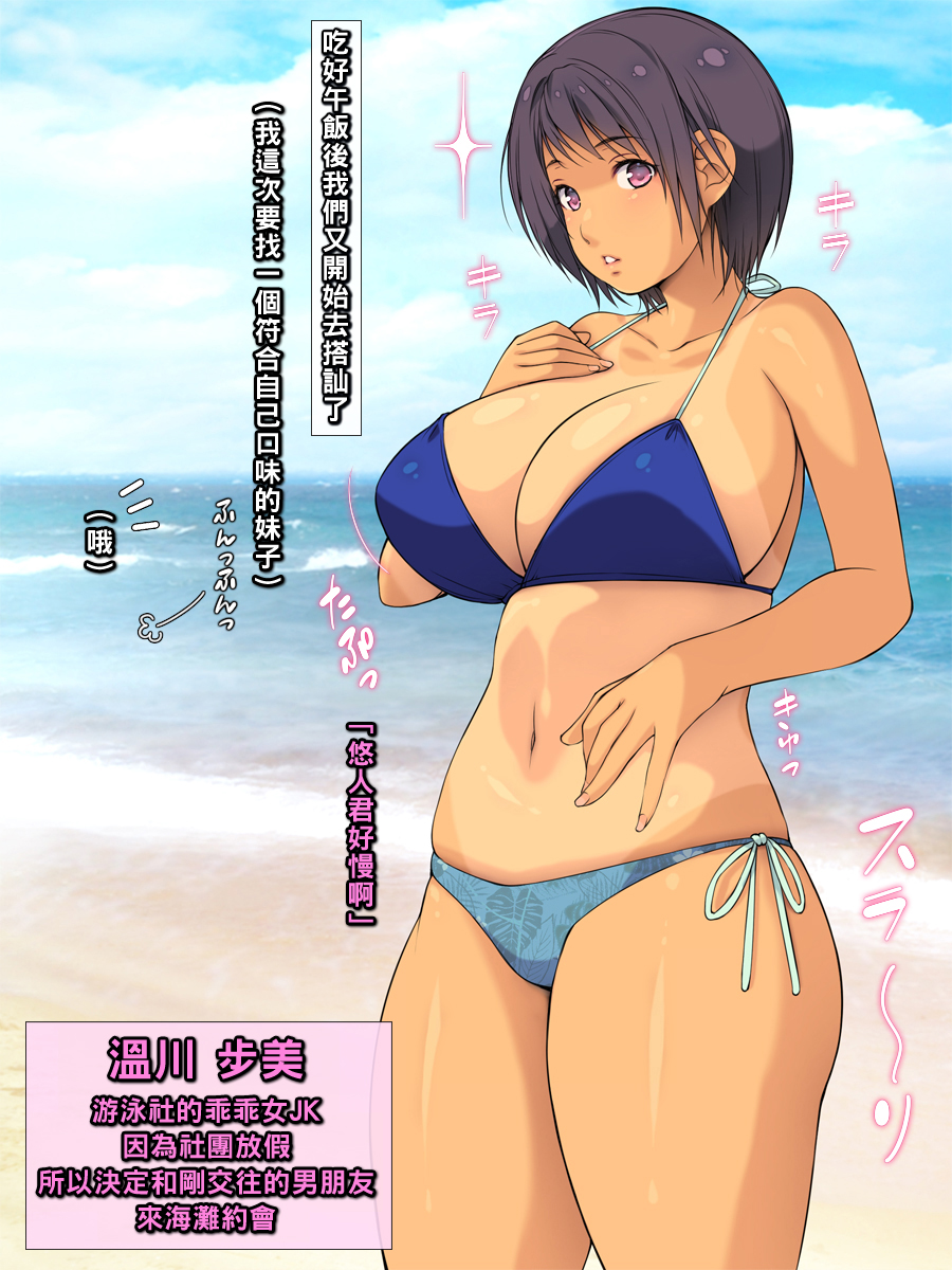 [もんもんプロブレム (横十輔)] 夏·ビーチ·鬼畜レイプ! ～巨乳JKを強引ナンパ·クズの青春!～（Chinese） - Page 40