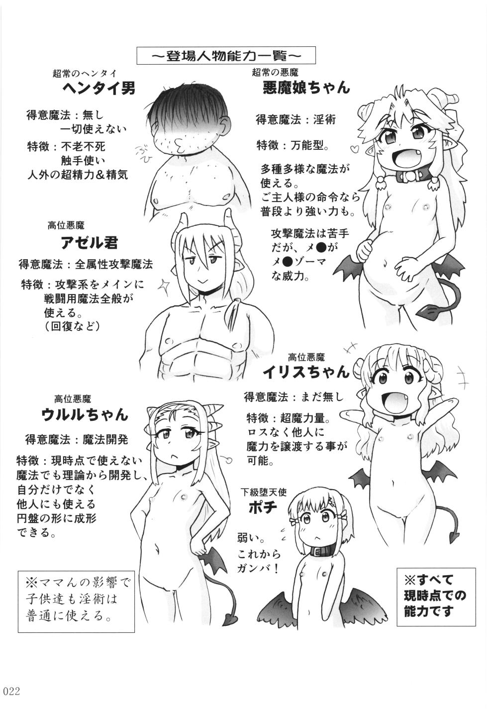 [PNO Group (Hase Yuu)] Akuma Musume Nisshi ~Kizutsuita Akuma Musume o Hirotte Yatta Otoko, Yagate...~ Vol.3 - Page 21