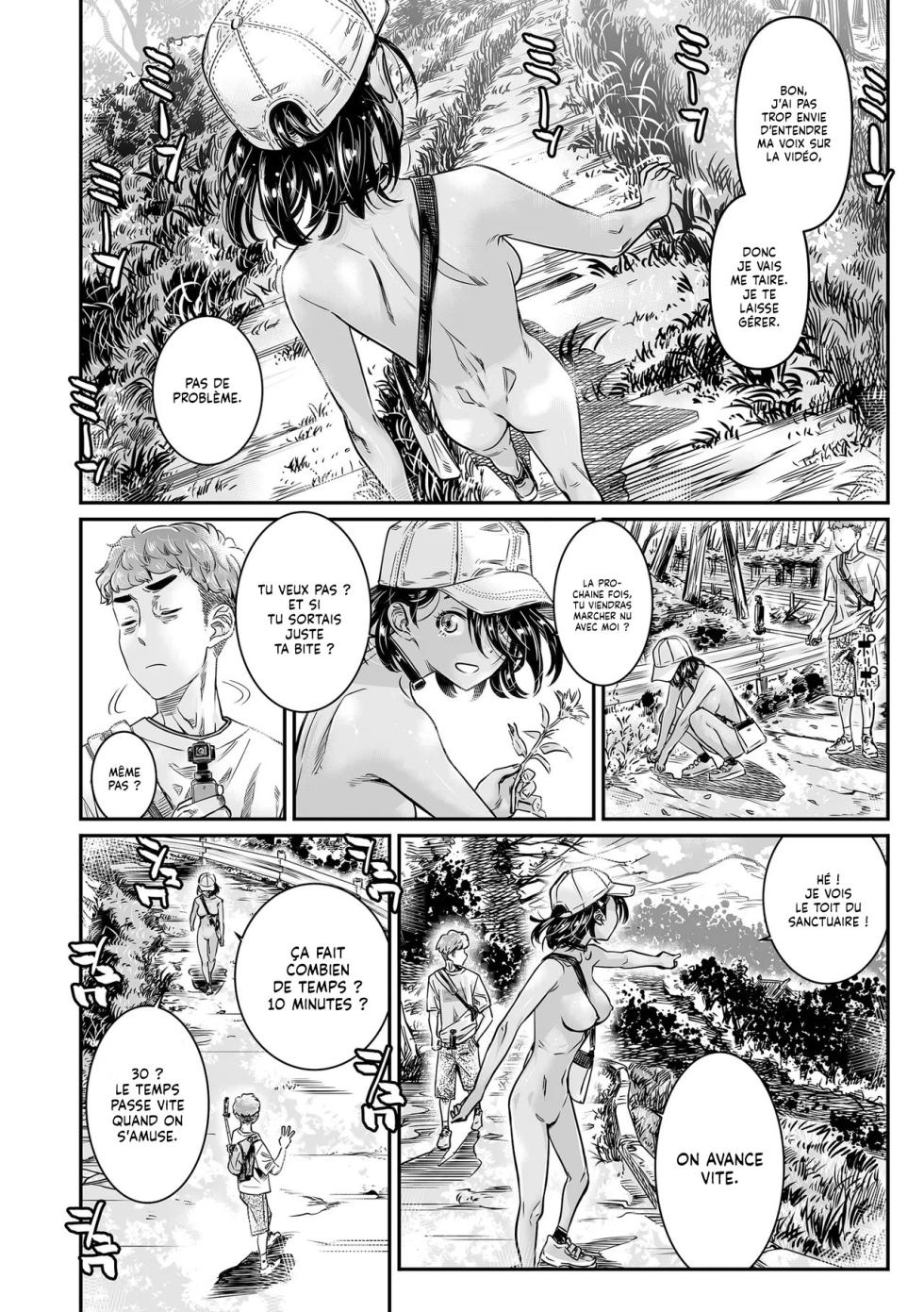 [Burning Shimai (MARUTA)] Hiyake no Zenra Girl wa, Doutei o Sotsugyou shita bakari no Senpai ni Hamedori saseru | Technique de Bronzage IRL, on fait l'Amour en se Filmant [French] [Lopxi] [Decensored] [Digital] - Page 14
