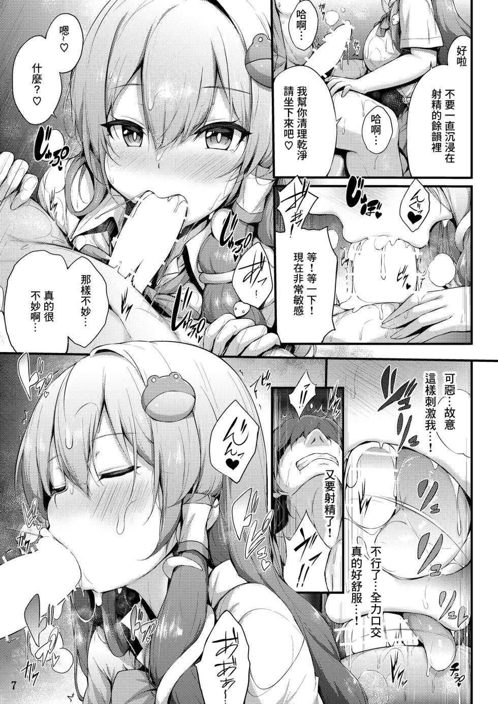[YuKi-IRo (Yukiusagi.)] Kouhai Sanae-chan to Ikinuki Shiyo! (Touhou Project) [Chinese] [Digital] - Page 7