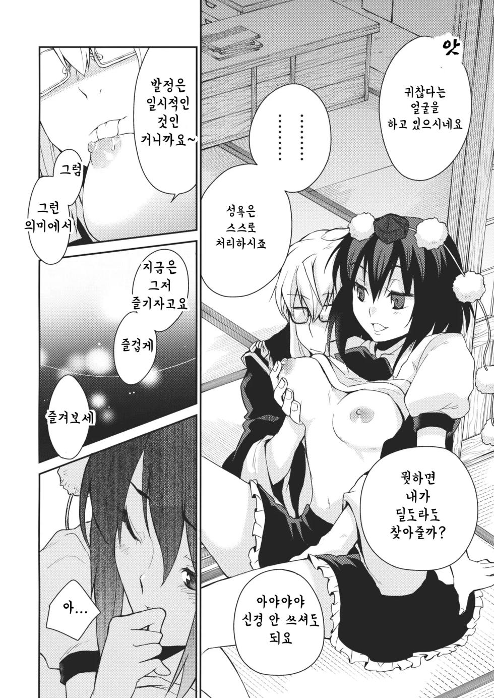 (SC52) [Hot Dog Chuck (Hirafumi)] Shoujo Sono Na wa Amatsu Kamiboshi | 소녀, 그 이름은 아마츠카미보시 (Touhou Project) [Korean] - Page 11