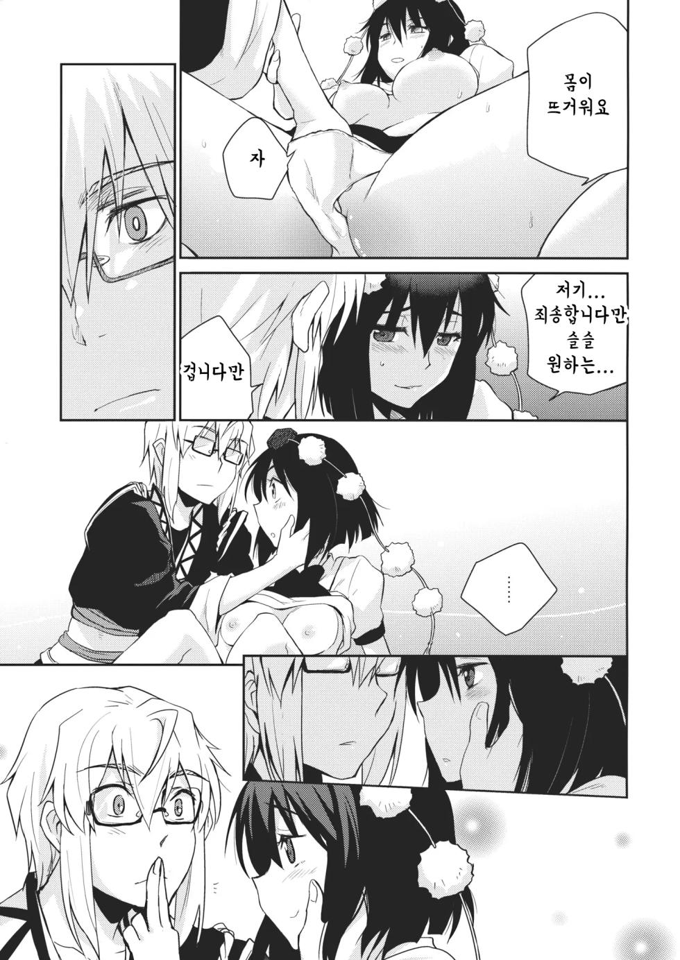 (SC52) [Hot Dog Chuck (Hirafumi)] Shoujo Sono Na wa Amatsu Kamiboshi | 소녀, 그 이름은 아마츠카미보시 (Touhou Project) [Korean] - Page 12