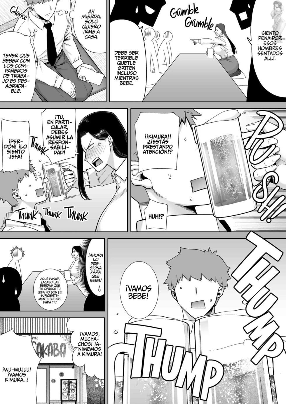 Una jefa abusiva que explota a su empleado 2 versión sin lentes (sin censura) - Page 5