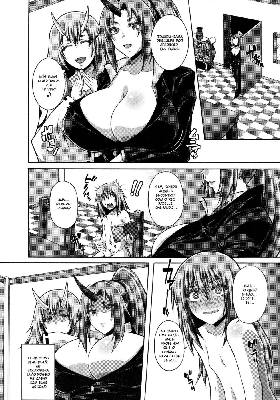 [Roshiman (Masa-nii)] Tensei Harem Nikki 1 (Tensei Shitara Slime datta Ken) [Portuguese-BR] [Digital] - Page 4