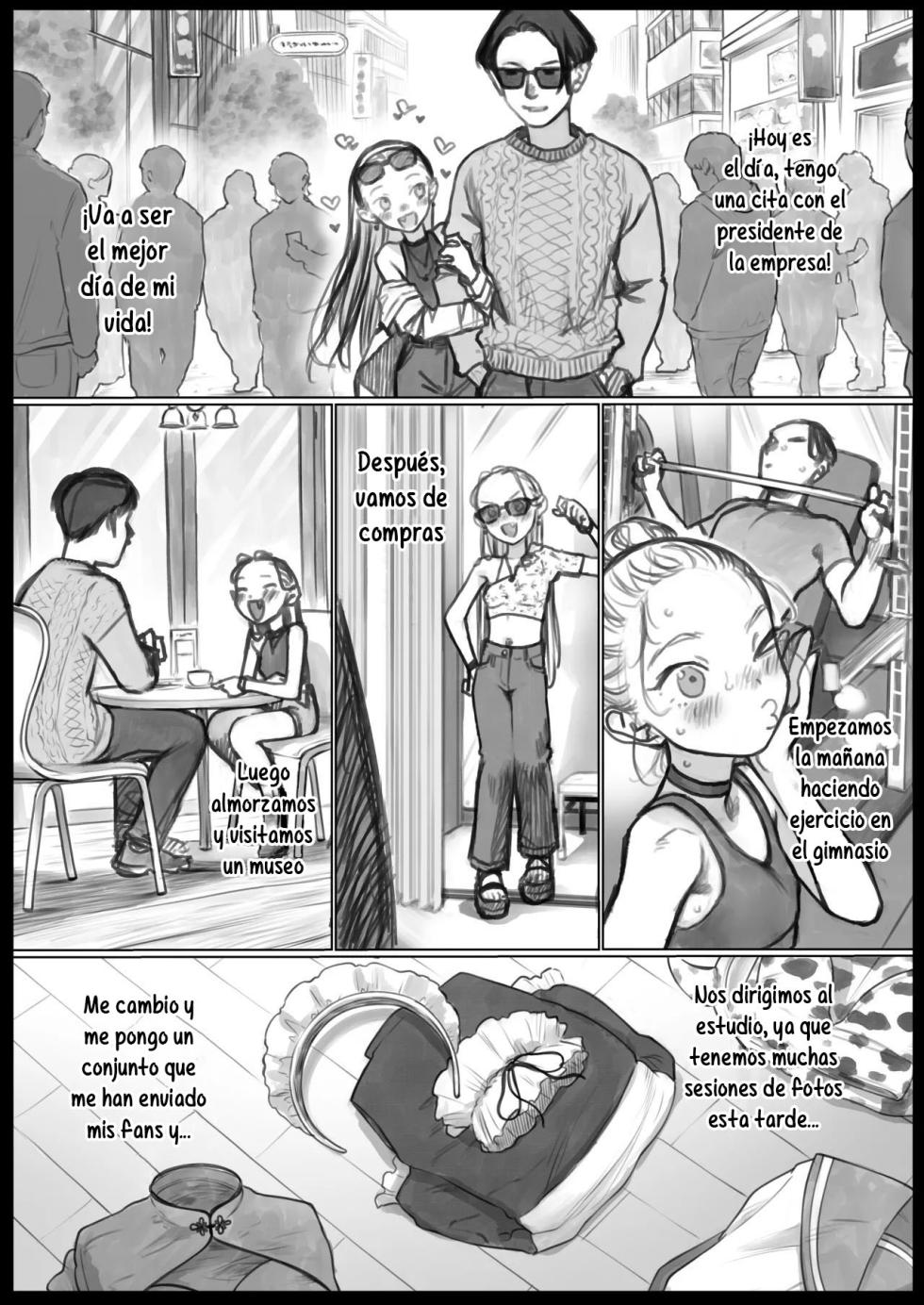 [Haguhagu] Osu no Kaori Tadayou Oshi no Ko.｜Mi Idol Favorita con un Aroma Masculino. [Spanish] [Hs enfermos] - Page 5