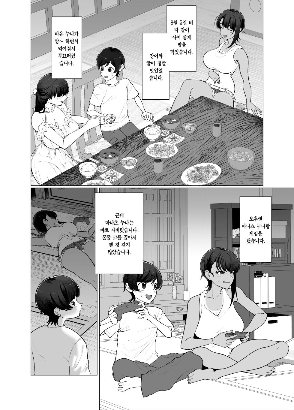 [Gyoumuyou Jiga] Boku to Onee-chan-tachi no Kotsukuri Nikki. | 나와 누나들의 아기 만들기 일기. [Korean] [Team Edge] [Digital] - Page 8