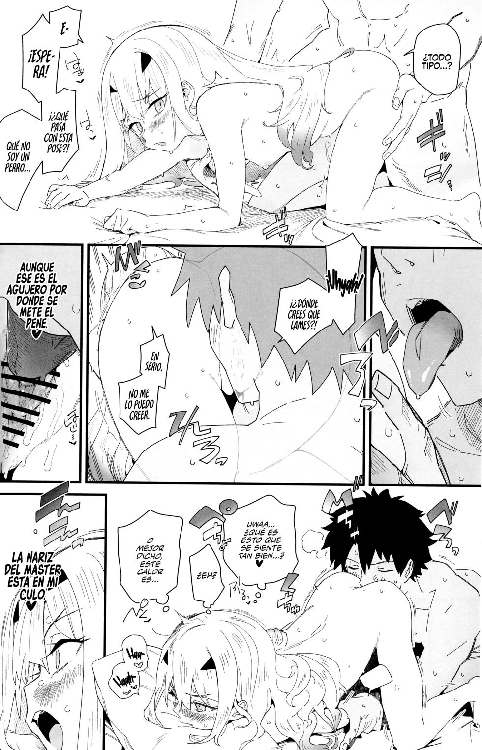 (C103) [Sarpaccio (Waira)] Melu-ko wa Guigui Kuru ga Koubi ga Doheta. | Melu-ko sigue viniéndose, pero es mala apareándose.  (Fate/Grand Order) [Spanish] [Rakuen Translations] - Page 11