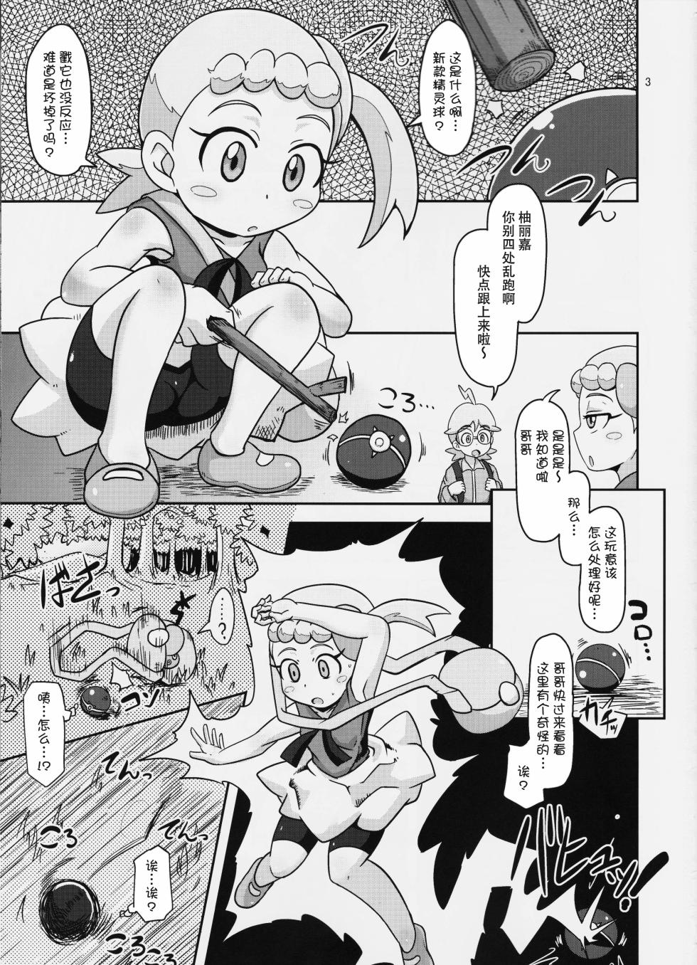 (C90) [HellDevice (nalvas)] Get! Koubi Dekiru BroCon Shoujo (Pokémon) [Chinese] [种付大叔个人汉化] - Page 3