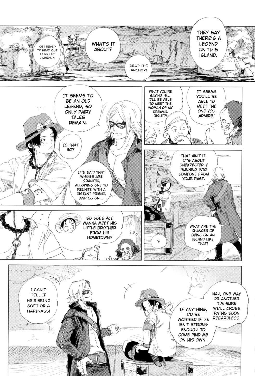 [Hamachi Rinkai Koen (Taihe-yo)] A Goodbye Never Said (ONE PIECE) - Page 3