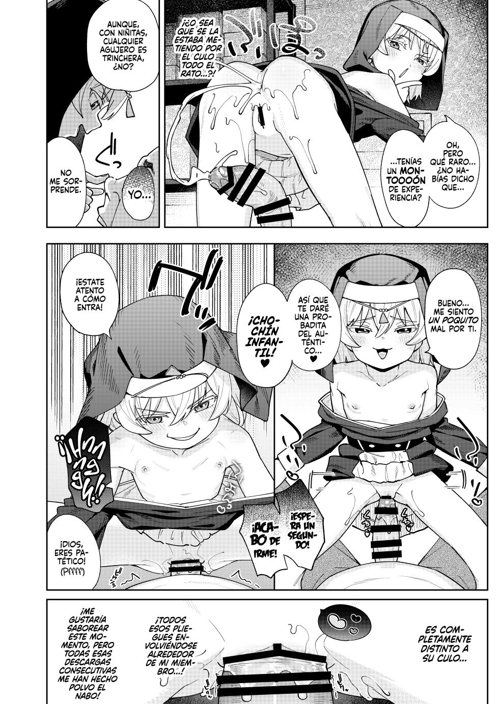 [Spiral (Arumamai Ayuka+)] Mesugaki Sister Nina | Nina, Sor Niñata [Spanish] {Vinatea a su aire} - Page 19