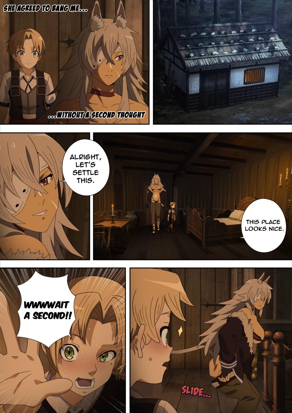 [Foot Croft] A Night with Ghislaine (Mushoku Tensei) - Page 14