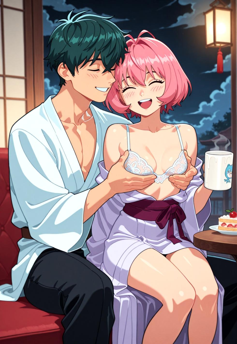 Tipsy Milk Enkai [AI Generated] - Page 2