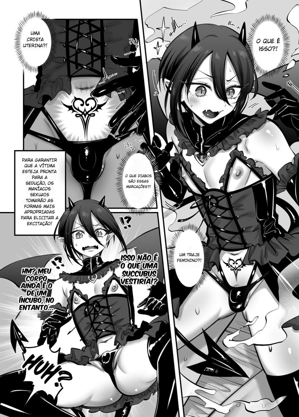 [NUH (Morino Bambi)] Incubus-kun♂ Succubus Ochi♀!? [Portuguese-BR] [Blacksub] - Page 7