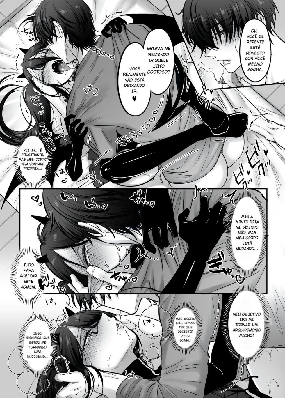 [NUH (Morino Bambi)] Incubus-kun♂ Succubus Ochi♀!? [Portuguese-BR] [Blacksub] - Page 35