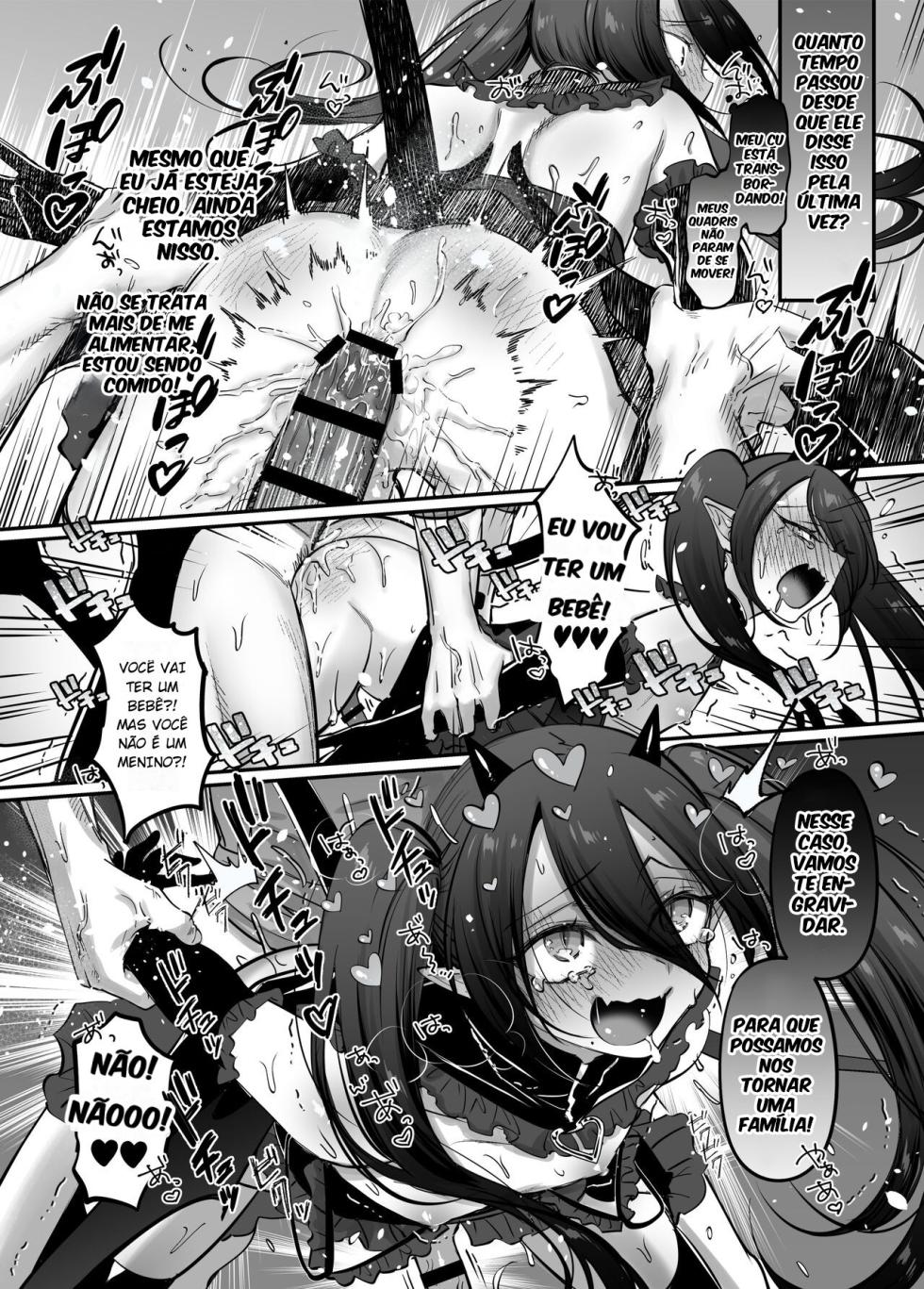 [NUH (Morino Bambi)] Incubus-kun♂ Succubus Ochi♀!? [Portuguese-BR] [Blacksub] - Page 37
