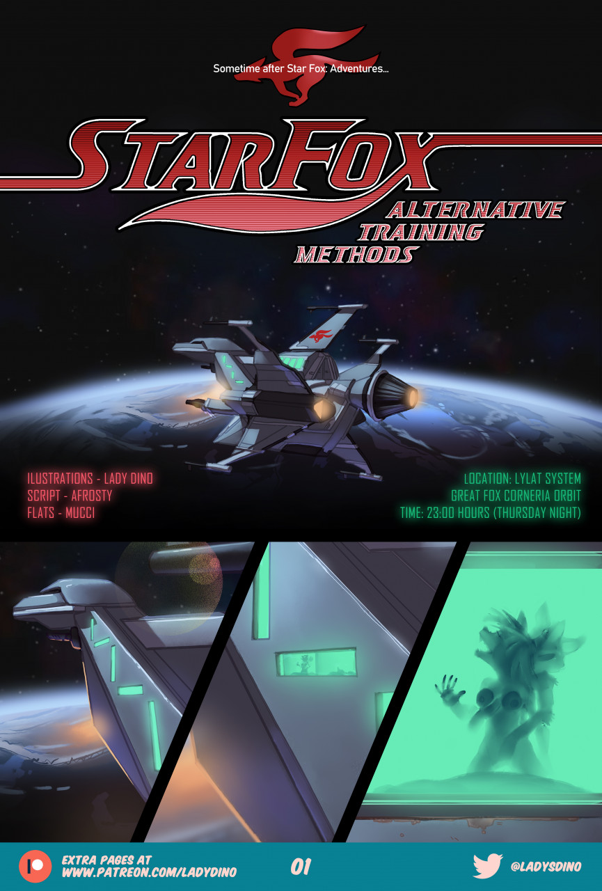 [ladydino]Starfox Alternative Training Methods Comic! - Page 1