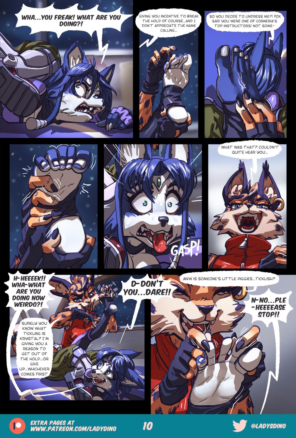 [ladydino]Starfox Alternative Training Methods Comic! - Page 10
