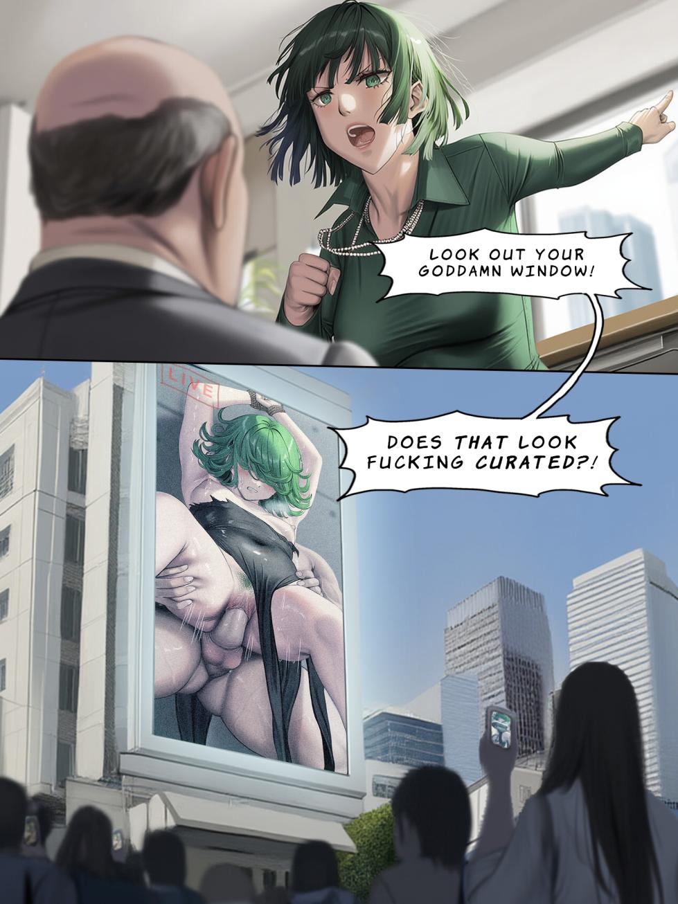 :Humanity's Last Broadcast - A Fubuki & Tatsumaki One-Punch Man Doujin [Full Version] [FEFanatica/Ai-Assisted] [AI Generated] - Page 5